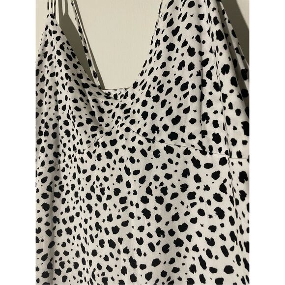 NEW kendall & kylie with pacsun white and black leopard print skinny strap open - Picture 2 of 5